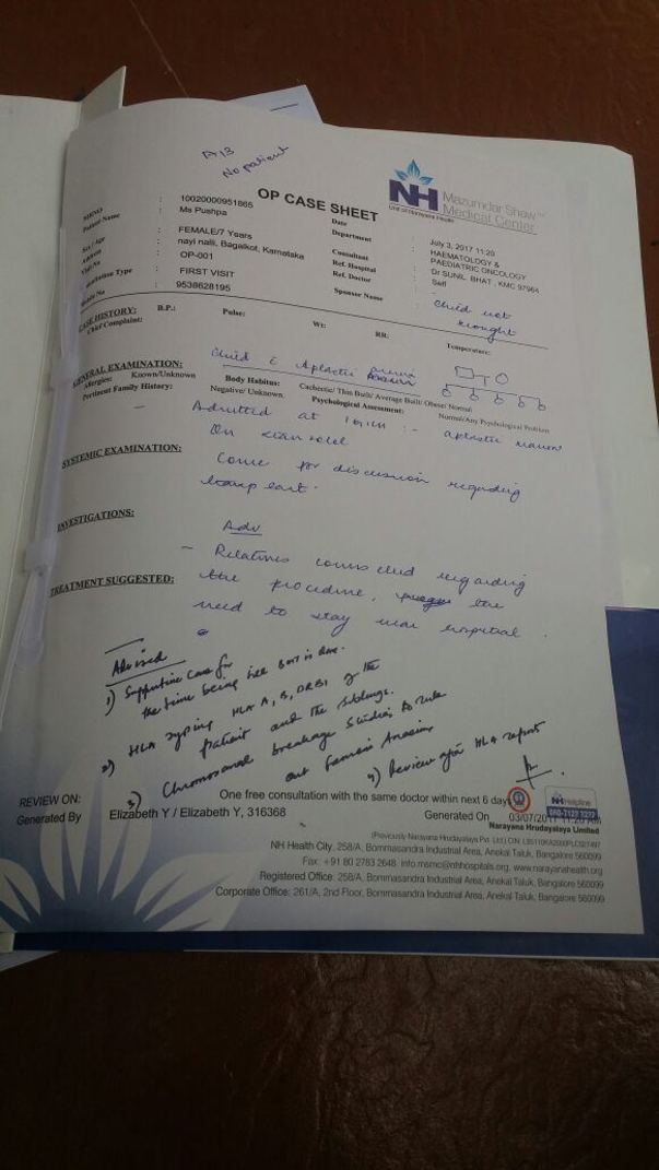 Narayana Hrudyalya Report