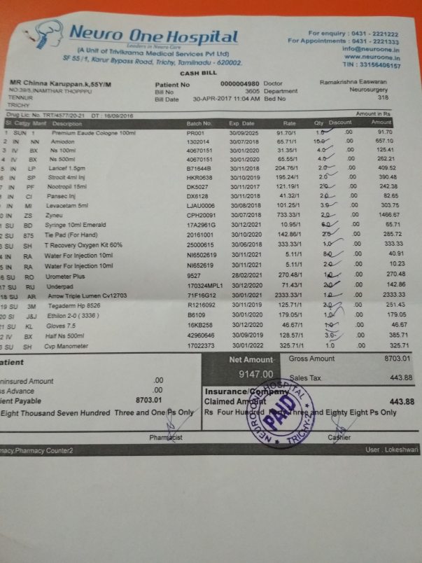 Medical bills
