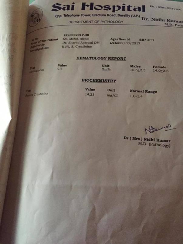 Blood Report