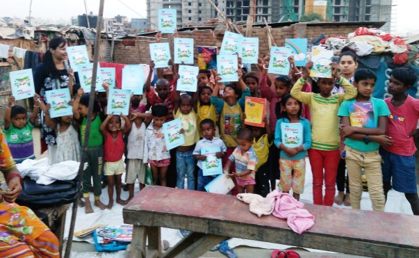 distribution of books and stationary