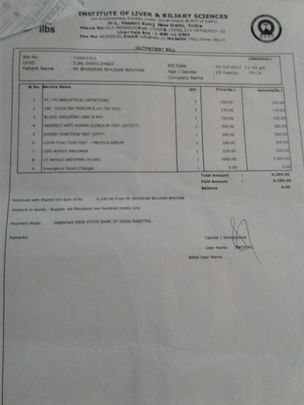 Bill 2 till 14 July
