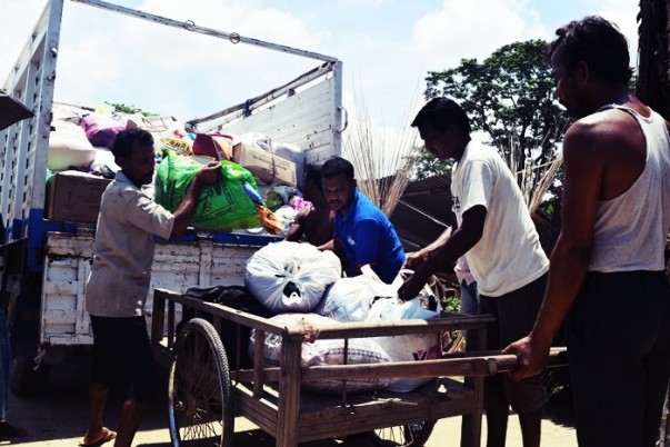 Assam flood relief operation in 2016 at Morigaon District