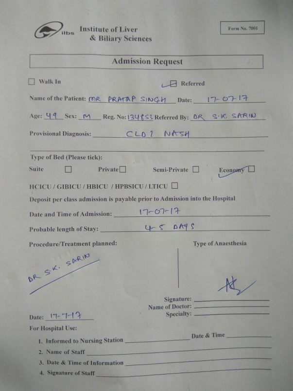 Admission Letter to ILBS