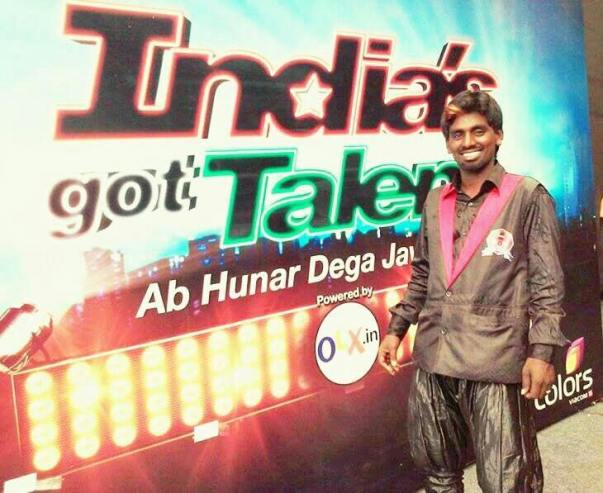 Kranthi, a daredevilry act performer in Talent shows