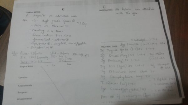 Medical summary