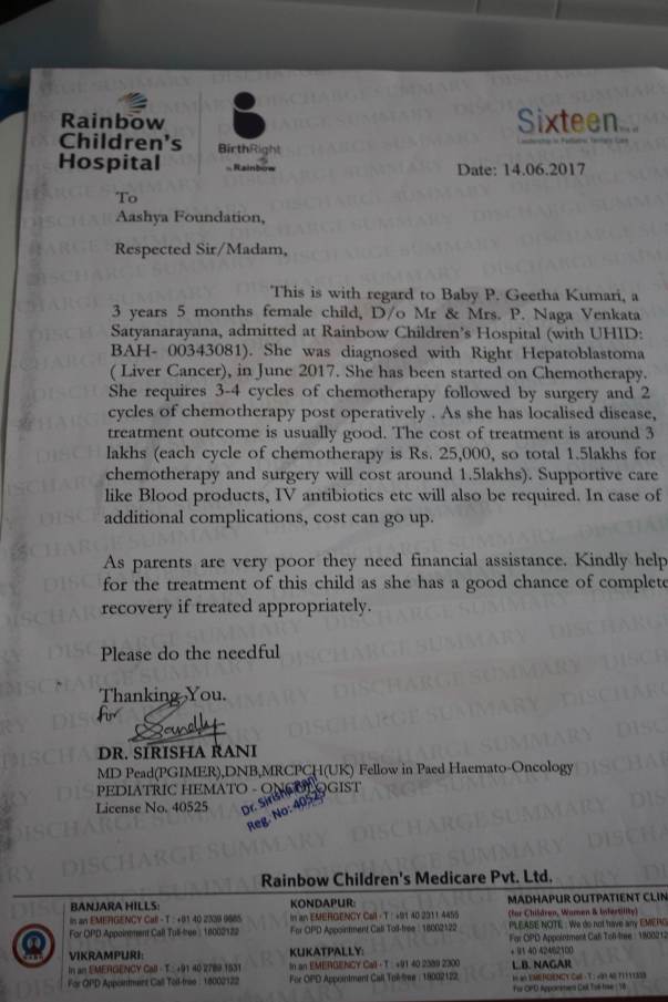 Estimation Letter