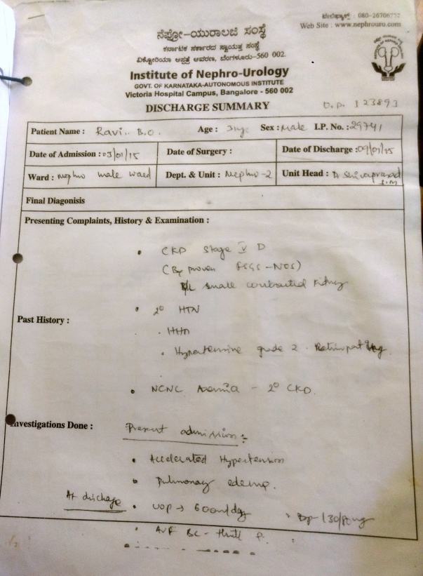 Nephro Urology Hospital Report