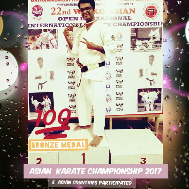 Asian karate Championship 2017 - participated by 5 countries..!