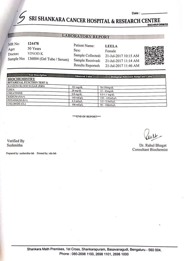 Lab test report2