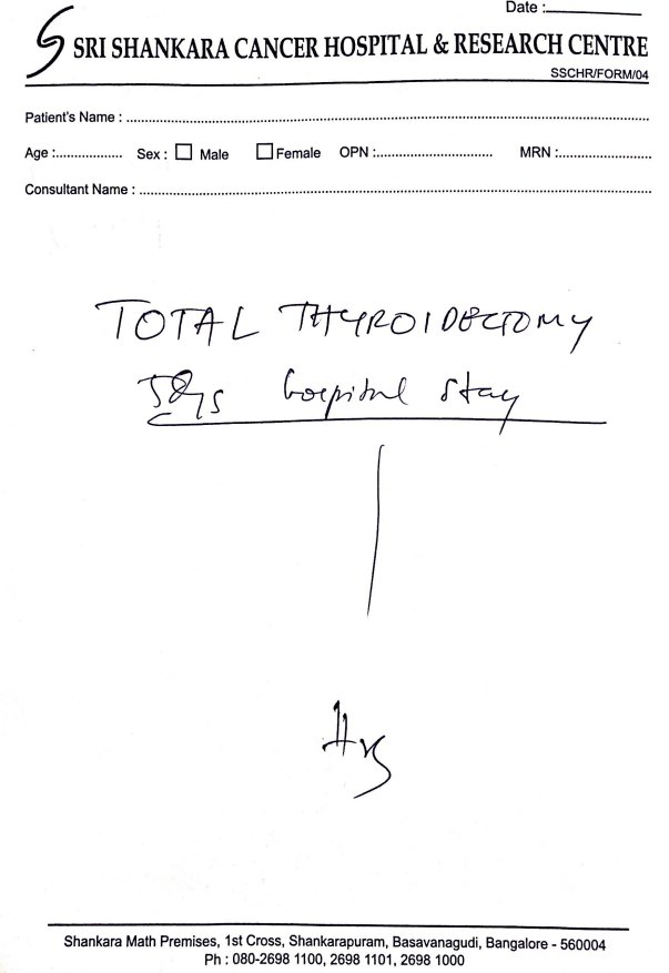 Doctor estimate for operation1