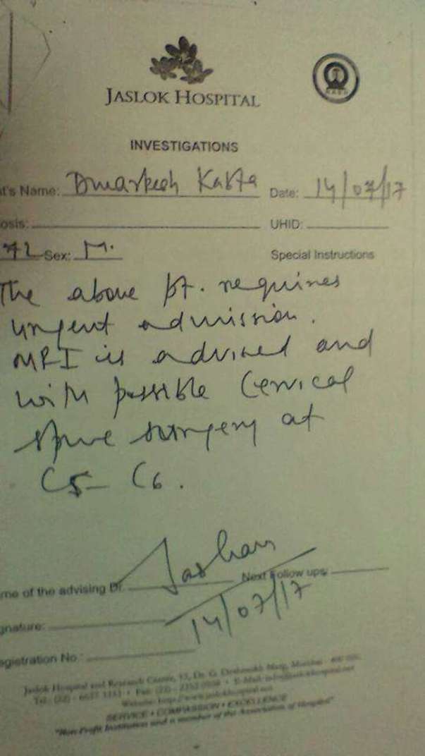 Doctor letter