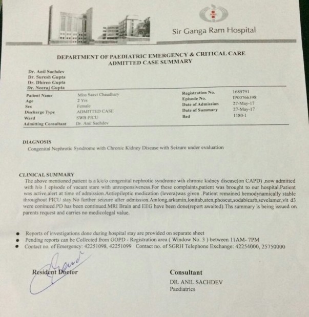 Saavi's Report