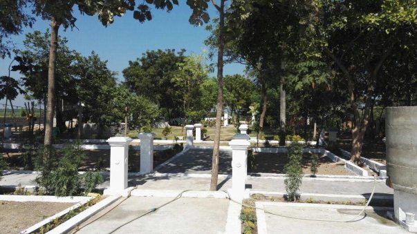 Premises of old age home.