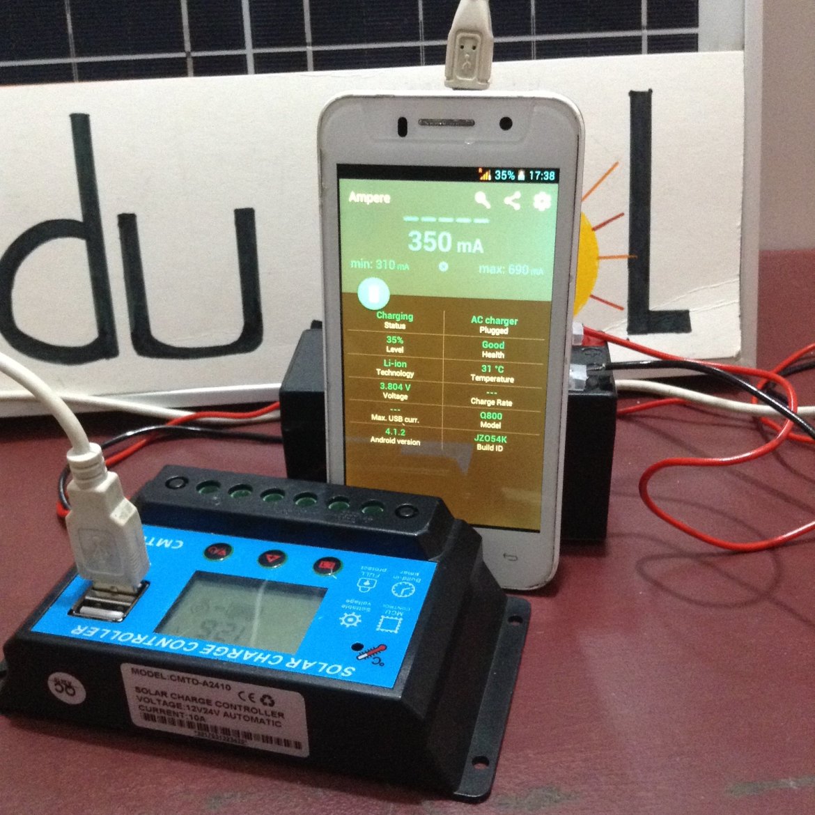 Charging a Phone!