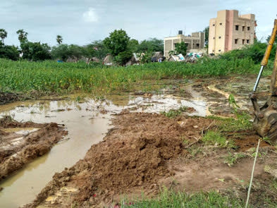 Chella perumal nagar pond: Work in Progress
