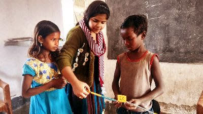 Sonam, using Ganitmala