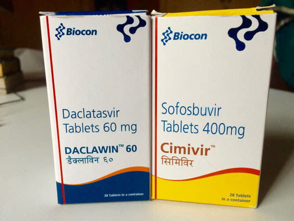 Front side of the medicine boxes