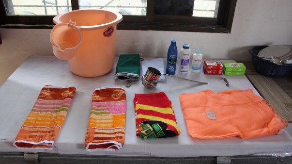 Some of the items from the Prarambh kit.