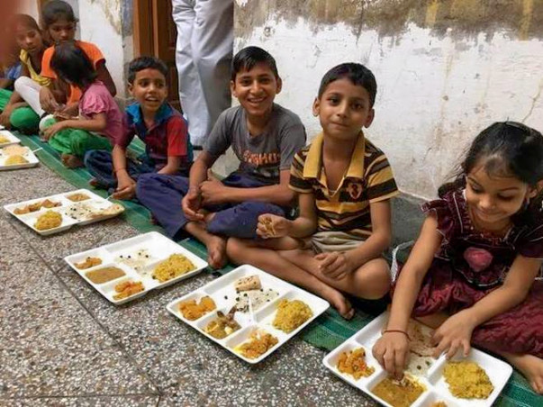 "The rich,to feed the poor"
