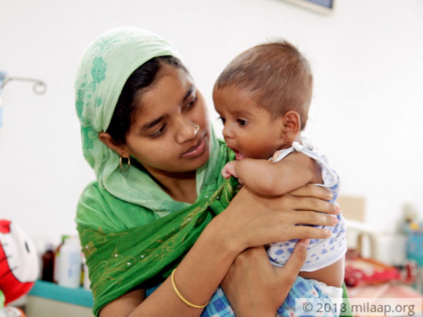 This 4-month-old baby needs chemotherapy to fight cancer