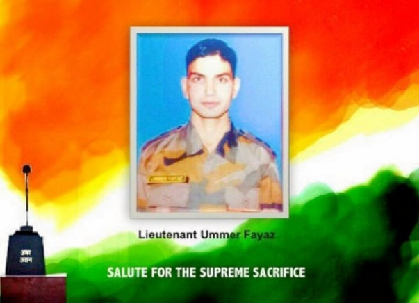 I am fundraising to come together for Lt Umer Fayaz and his family