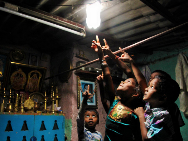 Provide light to low income communities in India