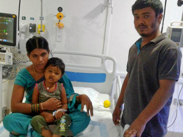 Help 3-year-old Sahasra to undergo a liver transplant