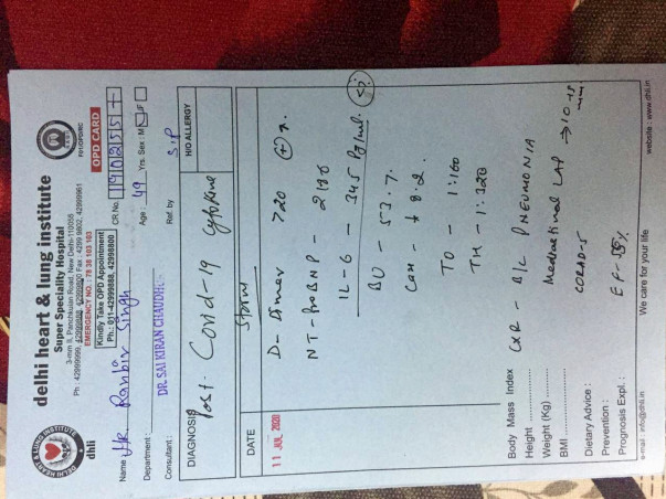 Donation for Ranbir singh