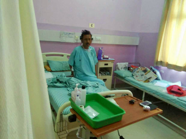 46-year-old Shivaputrappa suffers from blood cancer and he needs BMT