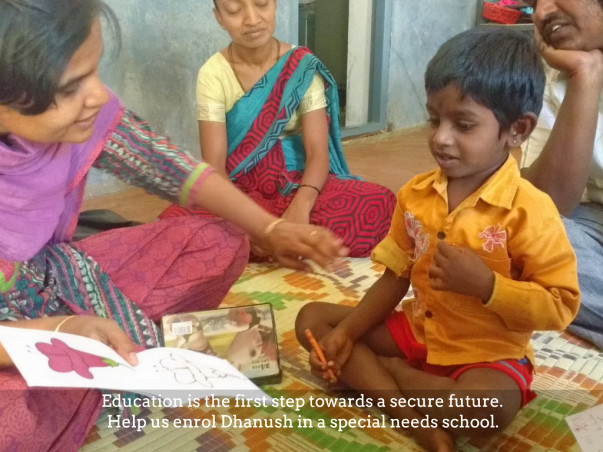 Champion Dhanush and help him secure a better future!
