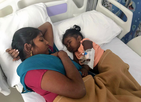 10-month-old baby Nitish is on ventilator. He needs help to survive.