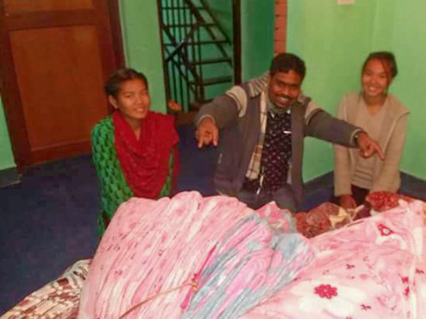 Blanket of PROTECTION to Nepal Earthquake affected children