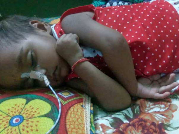 This 2 years old needs your urgent support in fighting Brain Haemorrhage