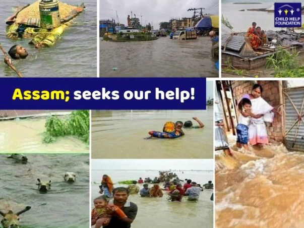 Give It To Assam Flood Victims.