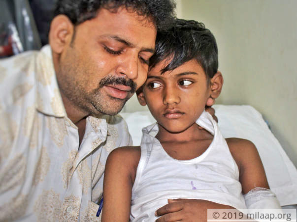 8-year-old will lose leg and life to cancer without urgent help