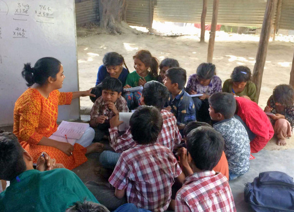 Support Education of Slum Children and Fund Libraries