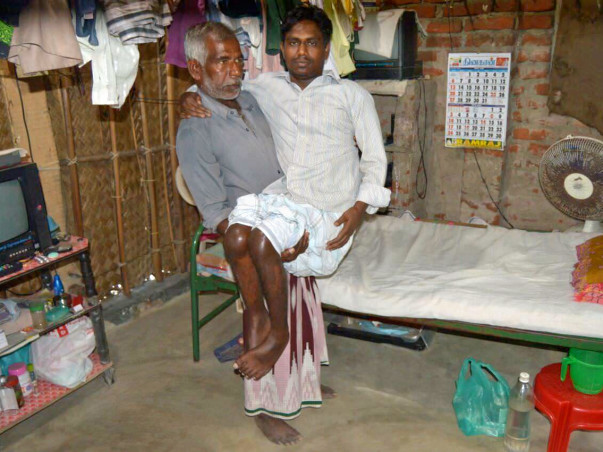 Help to Thiyagu... Affected by Rheumatoid Arthritis, he can't walk now