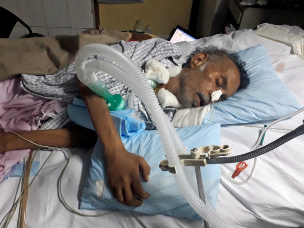 Help Gomati Prasad Dubey Suffering From Brain Hemorrhage.
