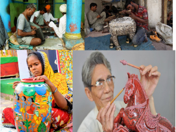Handicraft corridor : Helping Hand for Poor from Art and Culture
