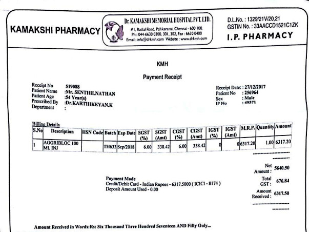 Help Senthilnathan Fight For His Life