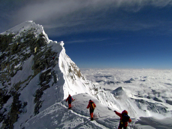 Help Sauraj conquer the world's highest peak