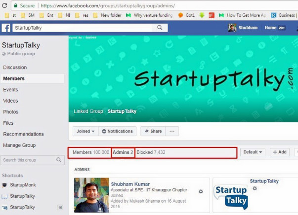 Building Curated Startup Community for India #StartupIndia