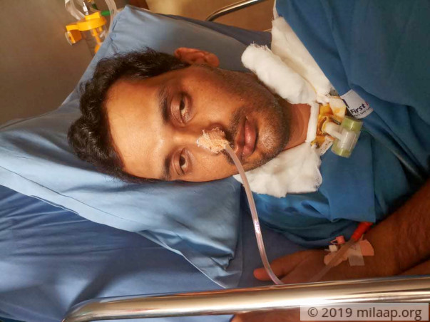 Vikram is paralyzed from neck below and needs your support for cure