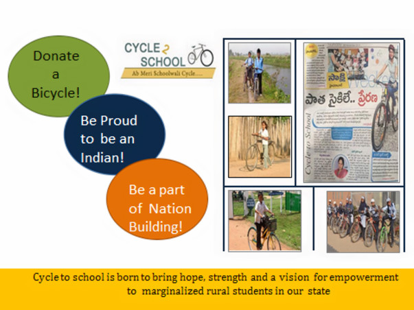 Help provide cycles to help rural girls travel to school