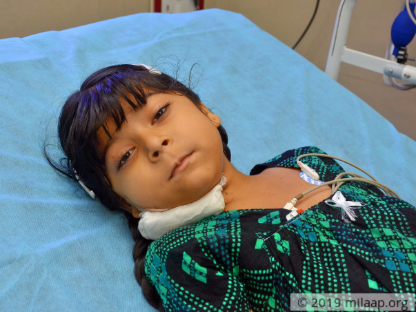 7-year-old Shaik is suffering from a rare life threatening disease