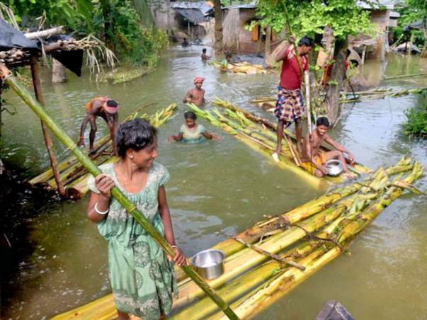 Flood relief for Assam