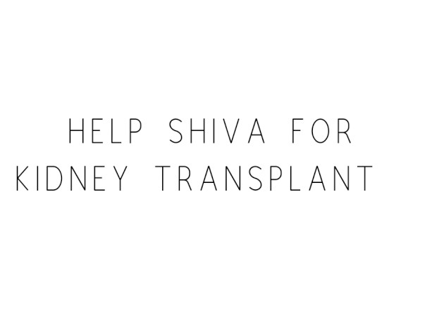 Help Shiva Undergo a Kidney Transplant