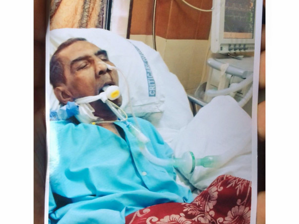 Help H. Pandya To Fight Against Last Stage of Breathing Trouble