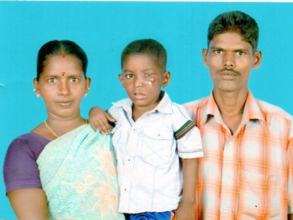 Continuing the cancer treatment is painful for this kid