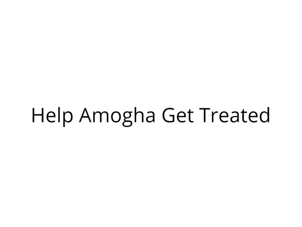 Help Amogha fight Autism